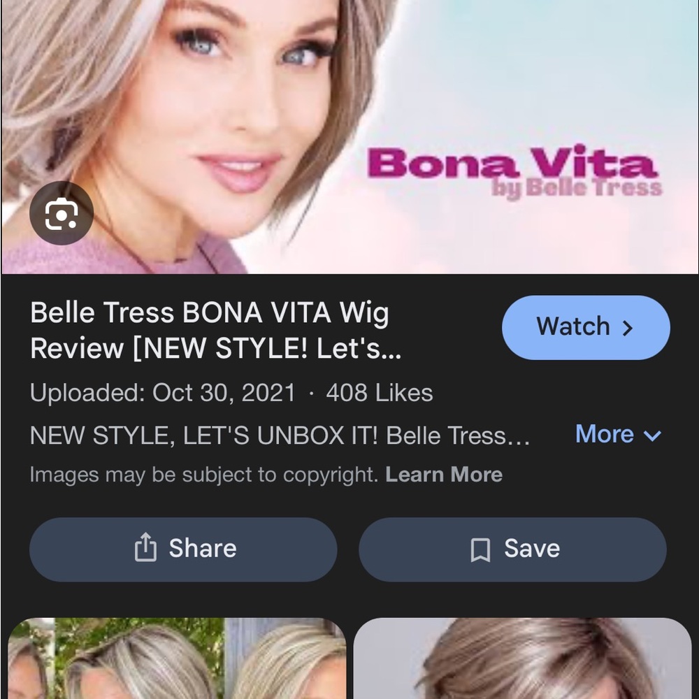 Short Layered Women's Wig - Chrome